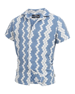 Рубашка на пуговицах стандартного кроя INCosby, синий Indicode jeans