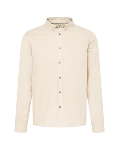 Рубашка на пуговицах стандартного кроя Pete, светло-бежевый Solid