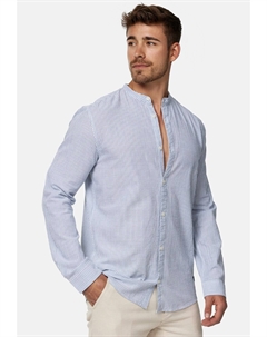 Рубашка на пуговицах стандартного кроя INCari, голубой/белый Indicode jeans