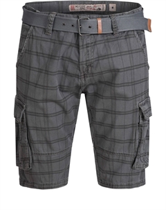 Обычные брюки-карго, серый Indicode jeans