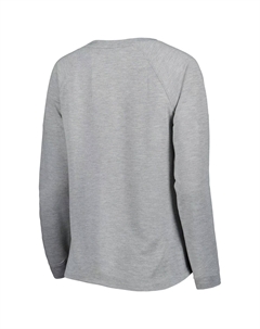 Серая футболка с длинными рукавами в полоску реглан для юниоров Dallas Cowboys Outerstuff