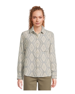 Рубашка Long Beach Chamois Shirt, цвет Misty Blue Pendleton