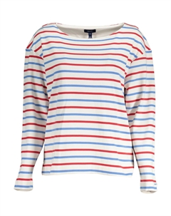 Белый хлопковый женский свитер Gant