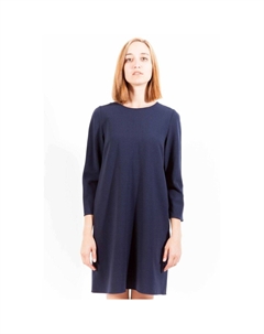 Платье женское из синей шерсти Gant