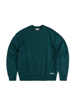 Свитер label script sweat, зеленый Carhartt wip