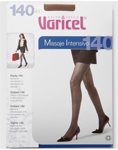 Женские трусы для отдыха плотностью 140 ден с интенсивным массажем, бежевый Varicel