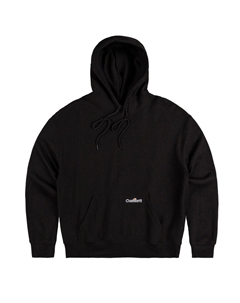 Свитер hooded label script sweat, черный Carhartt wip