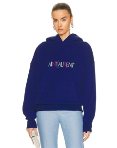 Толстовка оверсайз, цвет Bleu & Multicolore Saint laurent