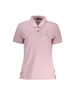 Женская рубашка поло из розового хлопка Napapijri
