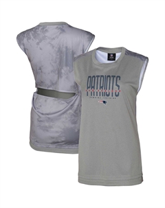Женская серая майка New England Patriots No Sweat Outerstuff