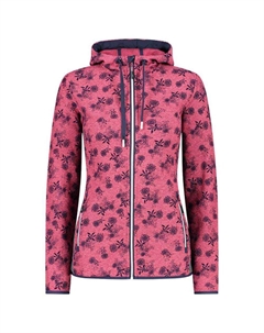 Толстовка на молнии Fix Hood Full Zip 31H1646, розовый Cmp