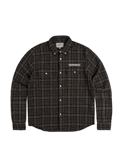 Рубашка runaway millett shirt, черный Carhartt wip