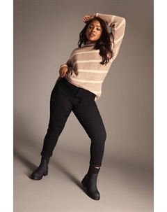 Эластичные джинсы Mom, серый Yours