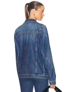 Перекрученная джинсовая куртка, светло-голубой Jw anderson