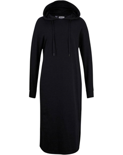 Платье-толстовка оверсайз с капюшоном, черный Bpc bonprix collection