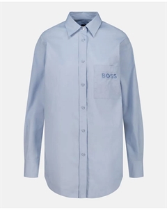 Рубашка с длинным рукавом, голубой Hugo boss