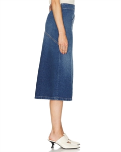 Перекрученная юбка-миди, светло-голубой Jw anderson