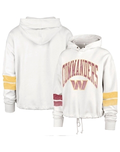 Женский пуловер с капюшоном '47 Washington Commanders Harper белого цвета Unbranded