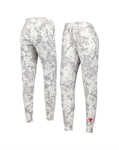 Женские брюки-джоггеры Lusso White Chicago Bulls Melissa Tri-Blend Unbranded