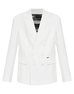 Блейзер с логотипом, белый Dsquared2