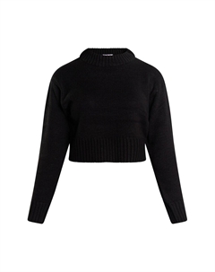 Тонкий вязаный свитер Sweater Blonda, черный Mymo