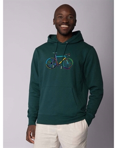 Толстовка Sweatshirt Fahrrad by night, цвет Glazed Green Watapparel