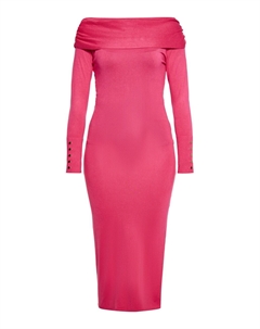 Вязаное платье, розовый Faina