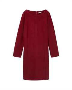 Вязаное платье Knitted dress, темно-красный Tom tailor