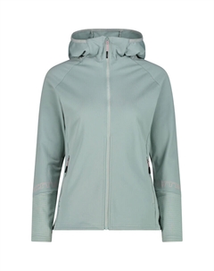 Женская куртка-худи стрейч, зеленый Cmp