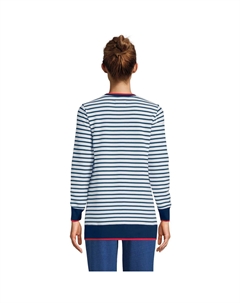 Женский свитшот с круглым вырезом Lands End Serious Sweats, туника Lands' end