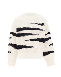 Свитер Sweater, белый черный Mymo