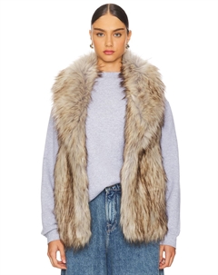 Жилет из искусственного меха rubicon, бежевый Unreal fur