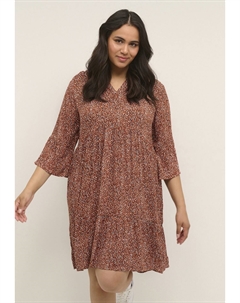 Летнее платье, оранжевый Kaffe curve