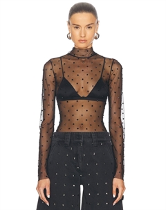 Сетчатый топ Lilith retrofete, черный Retrofete