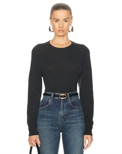 Свитер с круглым вырезом, цвет Charbon Saint laurent