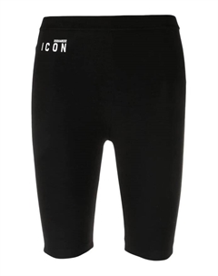 Повседневные шорты из хлопка и эластана, черный Dsquared2