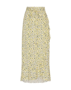 Юбка с цветочным запахом для летних дней, желтый American dreams