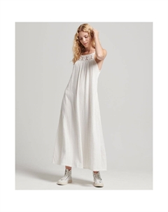 Платье Vintage Long Halter Cami, бежевый Superdry