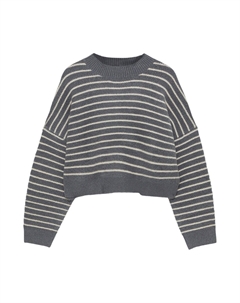 Свитер, пыльно-синий Pull & bear