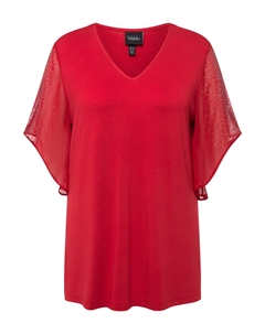 Туника, цвет mohnrot Ulla popken