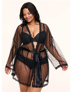 Кора халат, черный Adore me