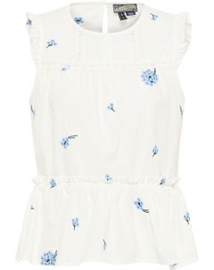 Топ, цвет Wollweiss Blau Dreimaster