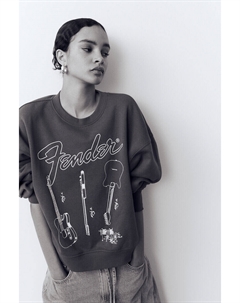 Толстовка с принтом, серый H&m