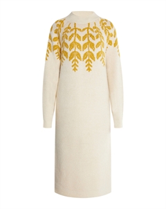 Платье Maxi Strick, кремовый Usha