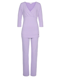 Пижама, пастельно-фиолетовый Lascana