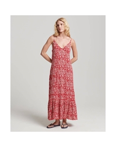 Платье Vintage Long Beach Cami, красный Superdry