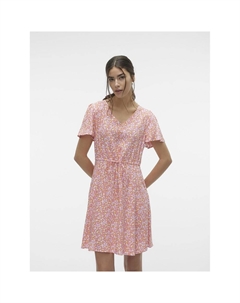 Платье Easy Joy Short Sleeve Short, розовый Vero moda