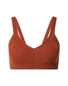 Топ Gillian, коричневый Edited