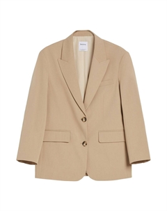 Блейзер, серо-коричневый Bershka