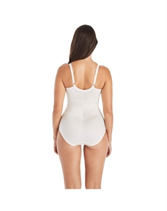 Женское корректирующее белье Firm Control с кружевной отделкой Body Shaper 1456, черный Maidenform